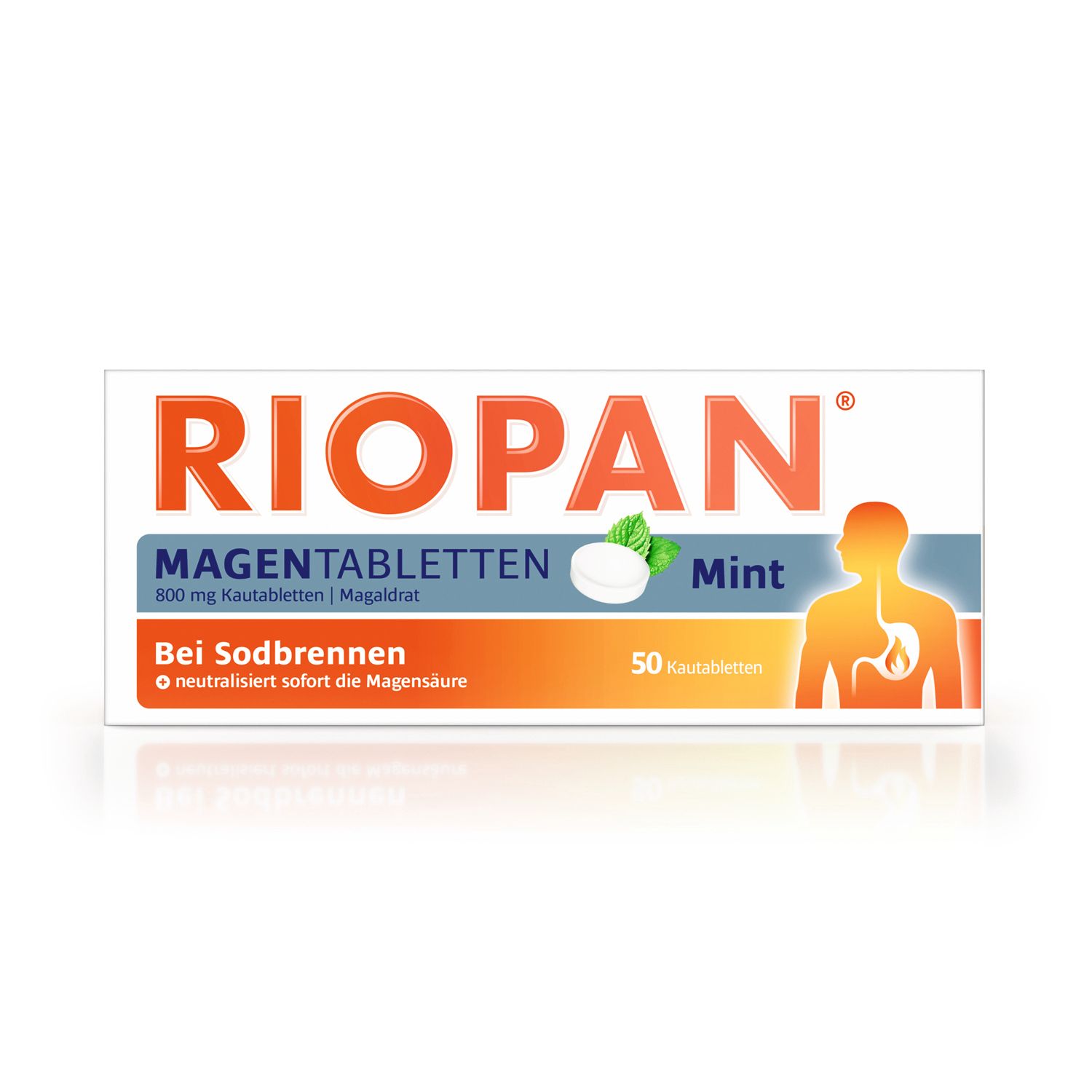 Riopan Magen Tabletten Mint 800 mg Kautabletten 50 St