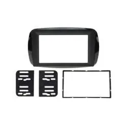 Doppel 2 - DIN Blende Radioblende für Smart ForTwo 2015 - 2018 /ForFour 2016 ...
