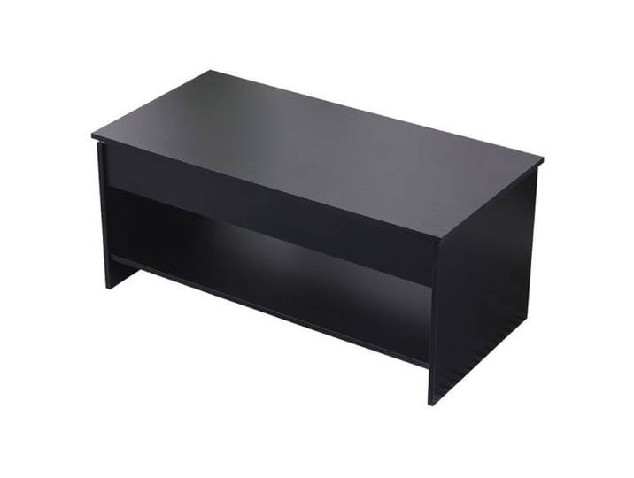 Table basse avec plateau relevable noire HEDDA