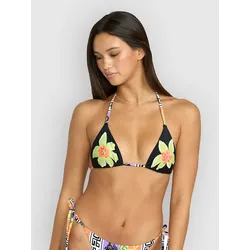 Volcom Starlight Glow Halter Tri Bikini Top vintage black Gr. S