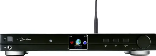 Renkforce RF-DAB-IR1700 Radio-Adapter DAB+, UKW, Internet WLAN, LAN, Bluetooth, DLNA, Internetradio DLNA-fähig Schwarz