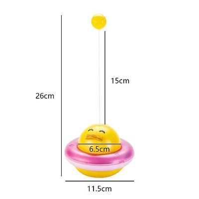 Futterball, interaktiver Katzenfutterautomat – Katzenfutter-Süßigkeiten-Spielzeug, Futterball mit langsamer Futterausgabe, fördert die Intelligenz, 360°-Drehung, langsame Futterverteilung