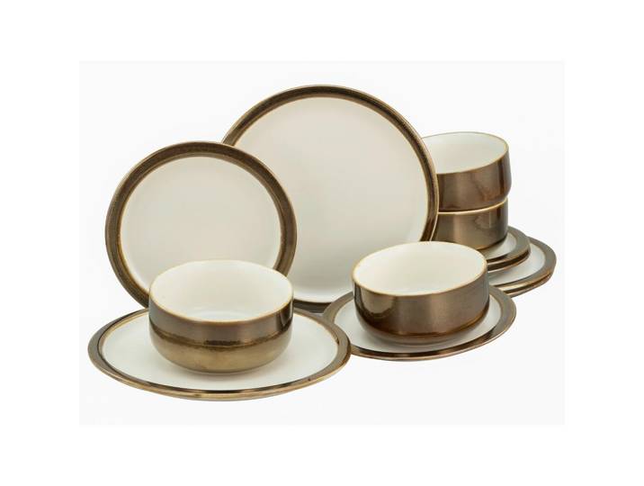 Tafelservice Keramik 4 Personen Geschirr Set