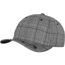 Flexfit® Glen Check, black / white, S/M