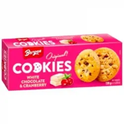 Bergen White Chocolate & Cranberry Cookies 130g