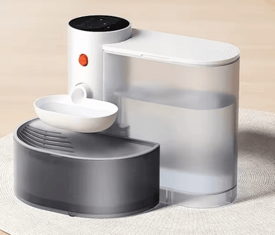 Inspire Curations FlowFresh Automatic Pet Water Fountain ashen s 3l