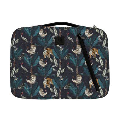 Exacompta Laptophülle Sleeve 13–14 Zoll Savana, gepolstert, Eckschutz, versenkbarer Griff, Fronttasche, recycelt