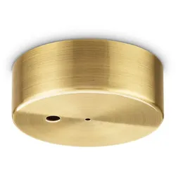 Ideal Lux Baldachin MAGNETICO, rund, Ø 9cm, 1-fach, dezentraler Auslass, magnetische Blende, messing IDEA-328690