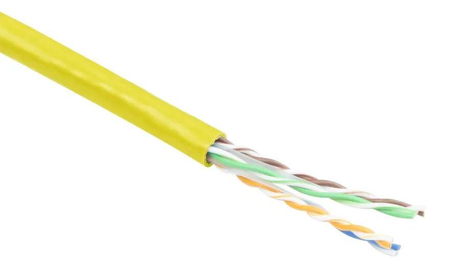 ACT Cat6a, 305m, 305 m, Cat6a, U/UTP (UTP), Gelb
