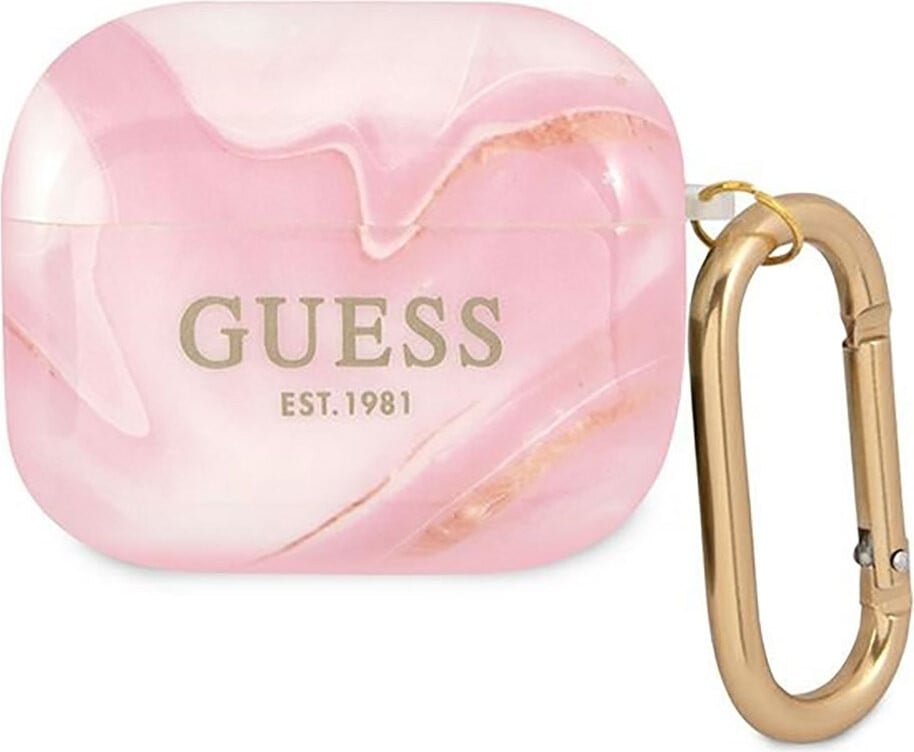 Guess AirPods 3 Hoes Roze Marmercollectie