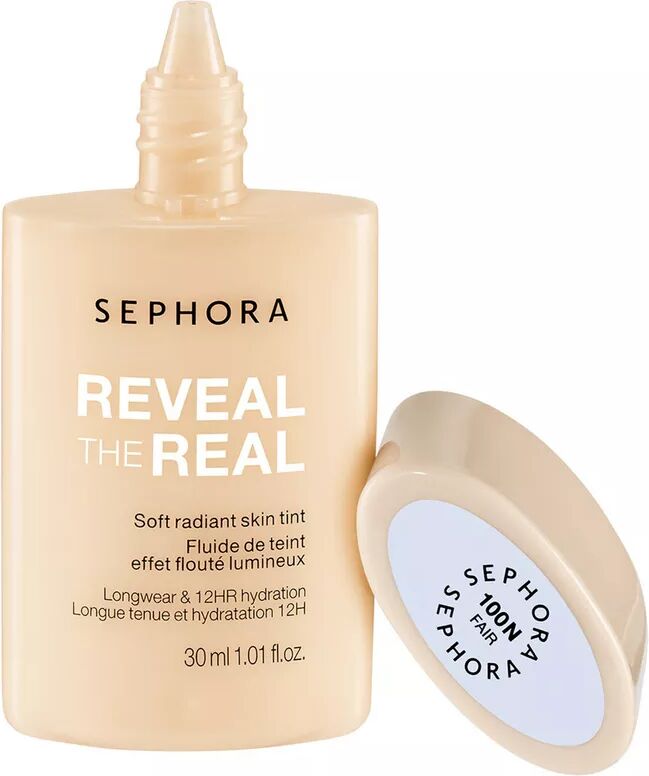 SEPHORA - Reveal The Real - Teintfluid für einen strahlenden Teint mit Weichzeichnereffekt, 30 ml, N Fair