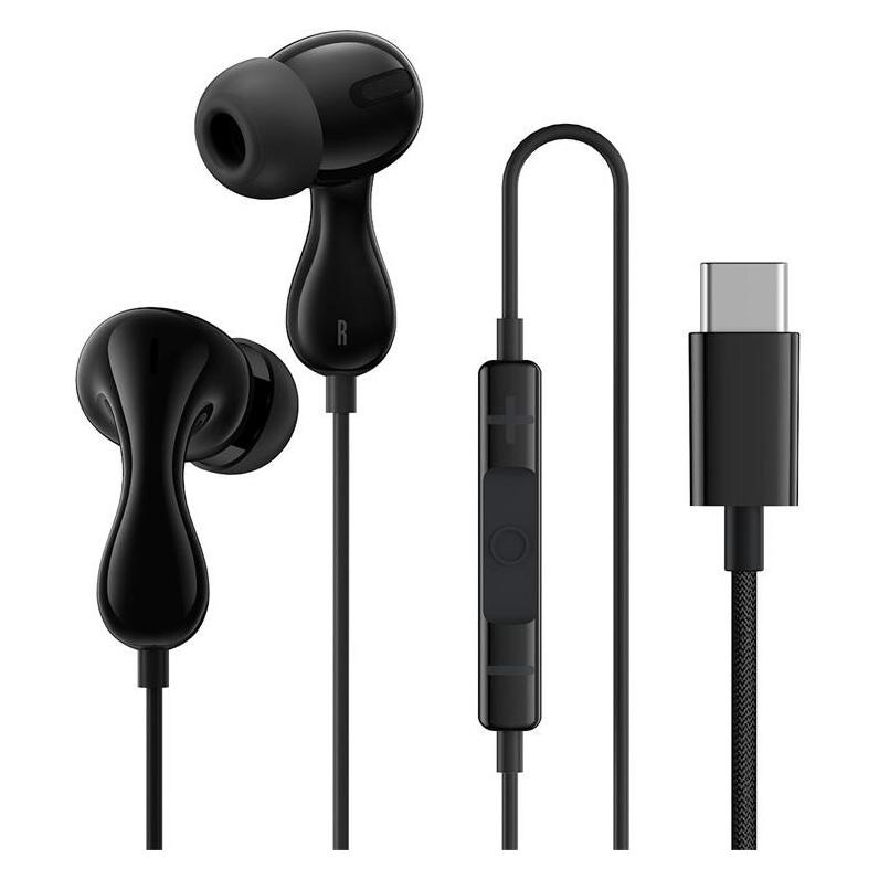 Baseus Encok CZ20 Kopfhörer Kabelgebunden im Ohr Anrufe/Musik USB Typ-C Schwarz (Kabelgebunden) (A00171400113-00)
