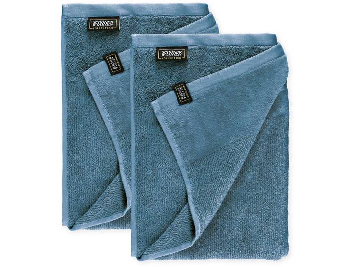 Duschtücher Sense , blau, B:70cm L:140cm, Frottee, Obermaterial: 100% Baumwolle, SCHÖNER WOHNEN-KOLLEKTION, Handtücher, Duschtücher, mit Velourborte, hautschmeichelnde Airtouch Qualität, super weich