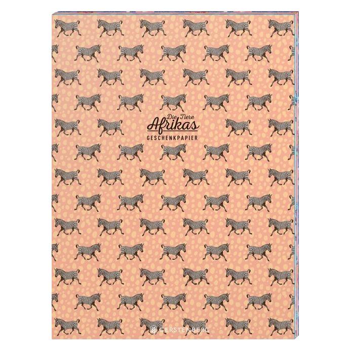 Gerstenberg Tiere Afrikas Geschenkpapier-Heft,Zebra (34255262)
