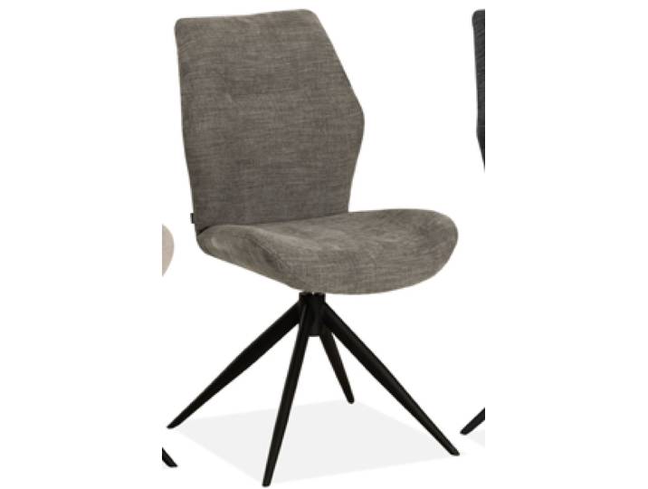 2er Set Maxfurn Palmas Dining Stuhl Metall/Miami Stoff