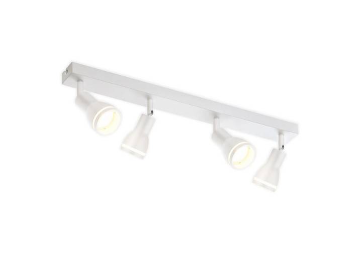 Nettlife Deckenstrahler Kissingen 4-flammig 55/5/15.7 cm, Weiß, Metall, Gu10, 5x15.7x55 cm, Lampen & Leuchten, Innenbeleuchtung, Spots & Strahler, Deckenspots