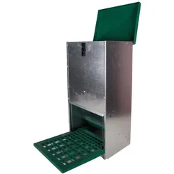 Mainer Feedomatic Futterautomat mit Trittklappe, Futternapf