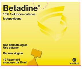 Cooper Betadine 10% Soluzione Cutanea Meda 10 Flaconcini Da 10ml