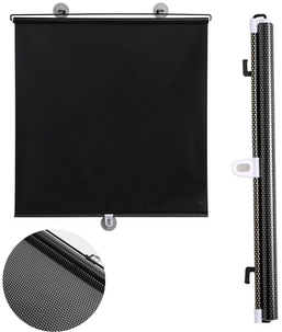 HomeDecorAndMore LLC Universal Suction Cup Blinds Black 50x125cm