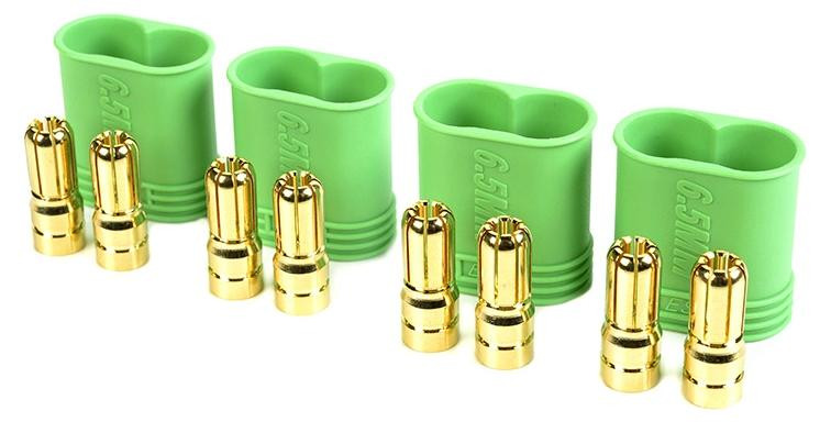Revtec Gegalvaniseerde connector, 6,5 mm mannelijk (4 stuks)