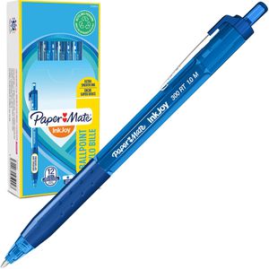 Papermate Kugelschreiber InkJoy 300 RT, S0959920, Gehäuse blau, Schreibfarbe blau, 12 Stück