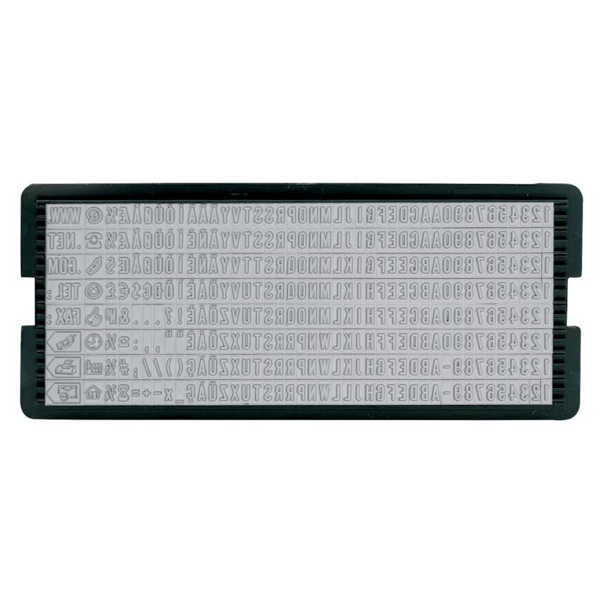 Trodat TypomaticLine Printy 4.0, selbstfärbender Stempel zum Selbersetzen (4913-TYPO)