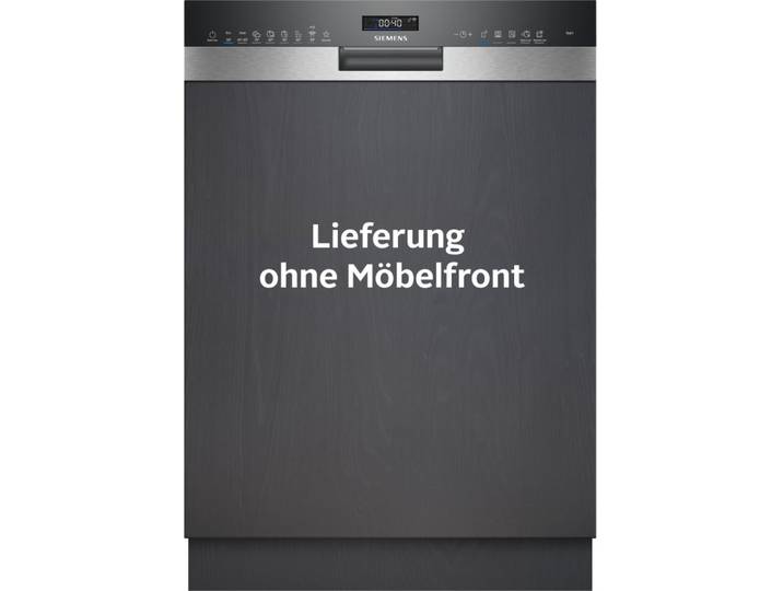 SIEMENS teilintegrierbarer Geschirrspüler iQ500 SN55ES12CE, 14 Maßgedecke, Made in Germany, Automatische Türöffnung für Effizienz