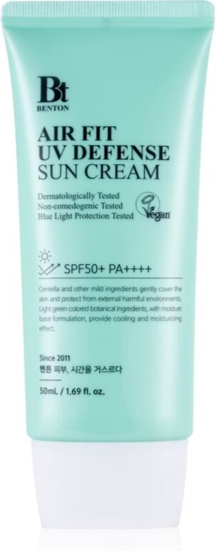 Benton Air Fit UV Defense émulsion protectrice apaisante SPF 50+ 50 ml