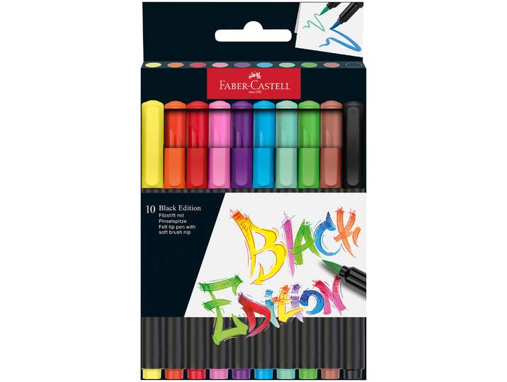 Faber Castell Black Edition Fasermaler 10 Stück