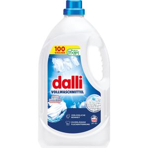 dalli Waschmittel Vollwaschmittel, flüssig, mikroplastikfrei, 4,5 L, Waschladungen 100