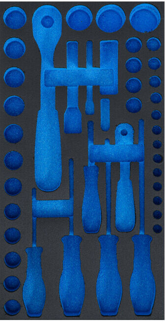 BGS Insert de servante d’atelier pour art. 2002 vide pour art. 2002-7 ; BGS technic (2002-4)