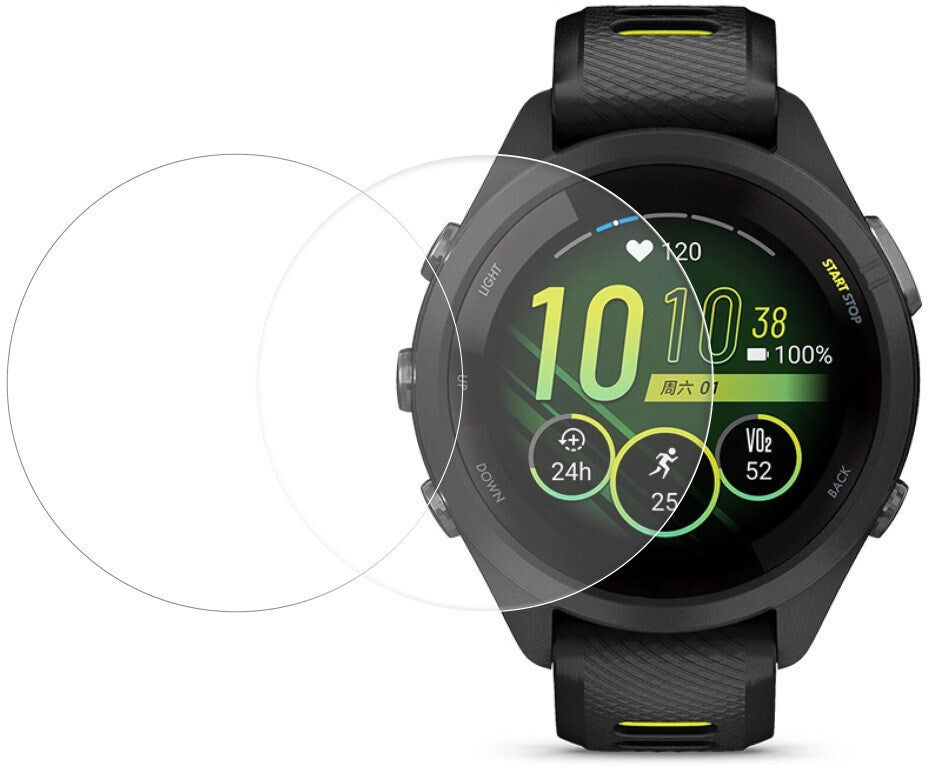 INCOVER Garmin Forerunner 265S Skærmbeskyttelse Film - 2. stk - Gennemsigtig