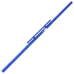 VEVOR Betonglätter Manueller Betonverteiler Bodenlegerglätte 2438mm Blau, Aluminiumlegierung, Mit Integrierter Wasserwaage & Griff, Nivelliergerät zum Glätten & Abziehen für Straßenbau Bodenebnung