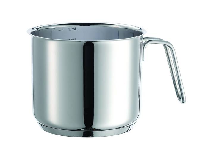 MÄSER Milchtopf Varuna silber Edelstahl D 14 cm