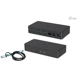 I-TEC USB-A/ USB-C/ Thunderbolt 3 Professional Dual 4K Display Docking Station