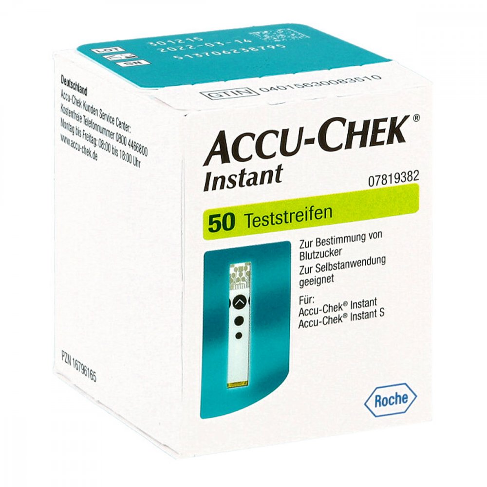 Roche Diagnostics Deutschland GmbH Accu Chek Instant Teststreifen 16796165