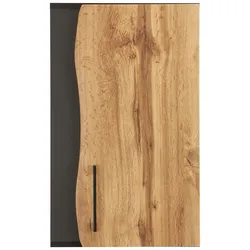 Oberschrank in Eichefarben/Grau