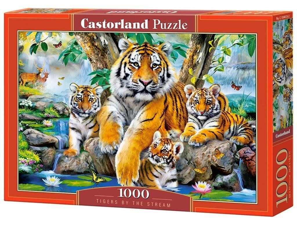 Castorland Puzzel 1000 stukken Tijgers 104413