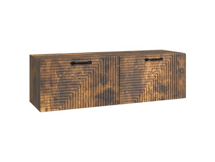 LMTYOENFG TV Lowboard Wandhängend Geräucherte Eiche 98x31x30cm Schwebendes Sideboard für Schlafzimmer und Wohnbereich schafft freie Bodenfläche durch Wandmontage mit 60 kg Belastbarkeit.