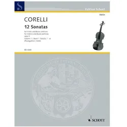 12 Sonatas, Sachbücher von Arcangelo Corelli