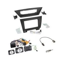BMW X1 (E84) 10/2009 - 06/2015 mit autom. Klima Einbauset 2-DIN Radioblende s...