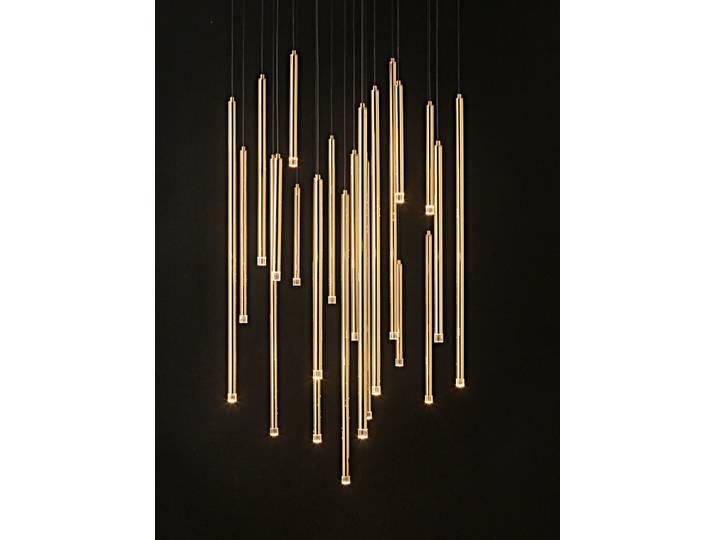 Lustres LED pour escaliers de salon, décoration de maison de luxe moderne, lustres de plafond de grenier de Villa, éclairage intérieur d'hôtel