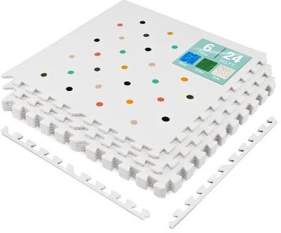 Sorbus Interlocking Foam Floor Tiles Mats with Borders