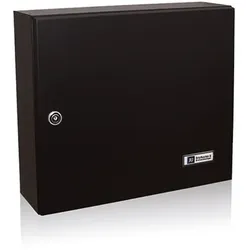 JU Durchwurfbriefkasten Mauerbriefkasten Innentür-Briefkasten Zaun-Tor-Briefkasten 02-186, schwarzbraun RAL 8022, 320x375x110mm