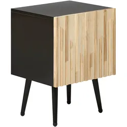 NACHTTISCH Heller Holzfarbton/Schwarz Dalcross