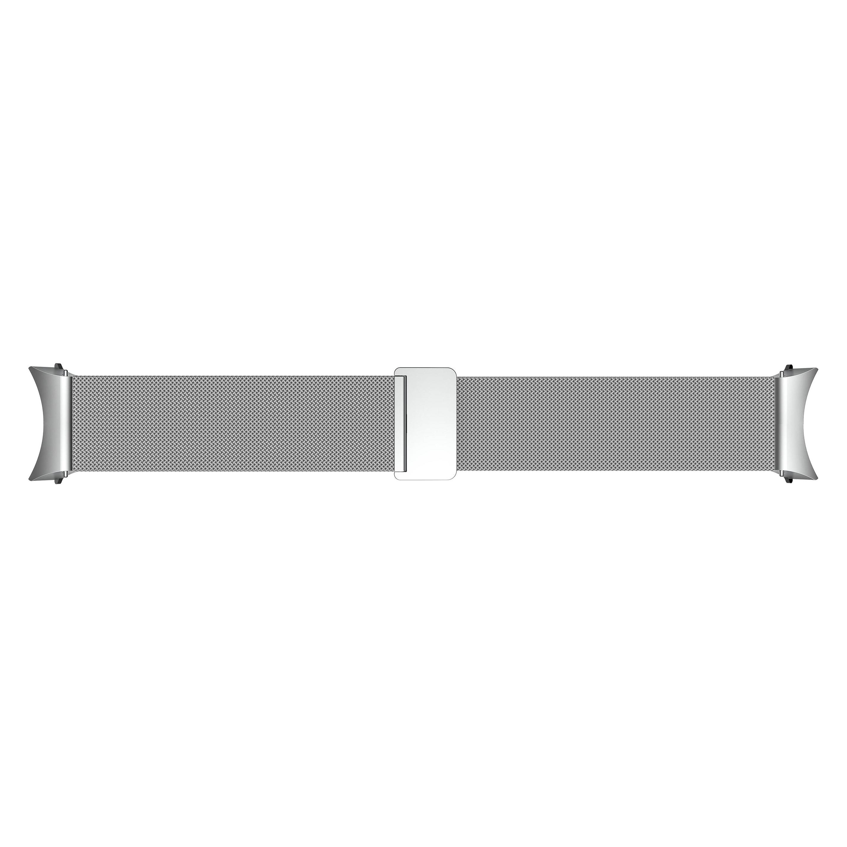 Samsung Watch 4 Band M/L (20 mm, Metall, Rostfreier Stahl) (GP-TYR870SAASW)