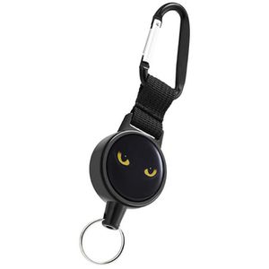 Webbomb Schlüsselanhänger 6662 Katzenaugen, Kunststoff, Jojo mit Karabiner, Stahlseil, 70cm, 1 Stück