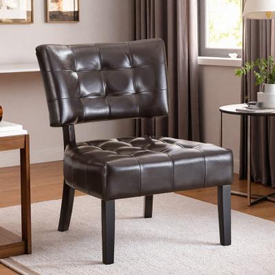 "27"" Boucle Tufted Accent Chair with Oversized Seating and High-Density Foam and Kiln-Dried Hardwood Frame"
