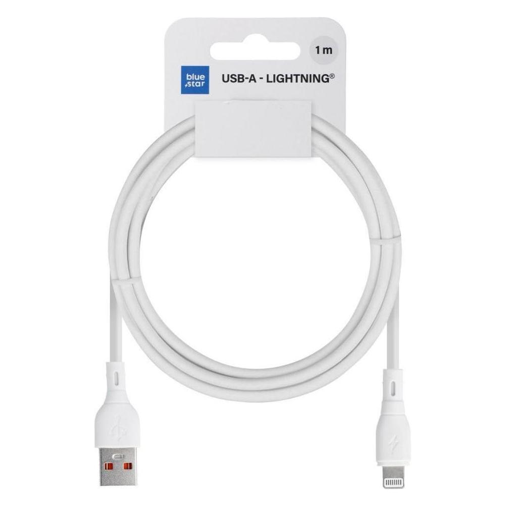 BlueStar Cable Blue Star BLUE STAR ECO cable 2,4A USB A to Lightning PJ68-24-2.4 1m white (1 m) (56389378)