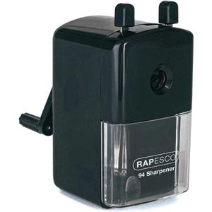 RAPESCO Spitzmaschine 94, mit Kurbel, für Stiftdurchmesser 8-11mm, schwarz